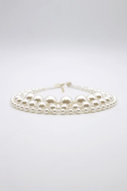 Layered Faux Pearl Necklace